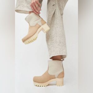 No. 6 5" Shearling Clog Boot- worn 1x size 40